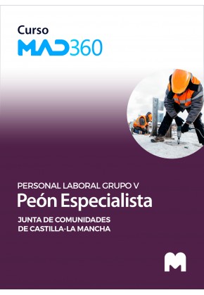 Curso MAD360 Peón Especialista (Personal Laboral Grupo V ) Junta Castilla-La Mancha