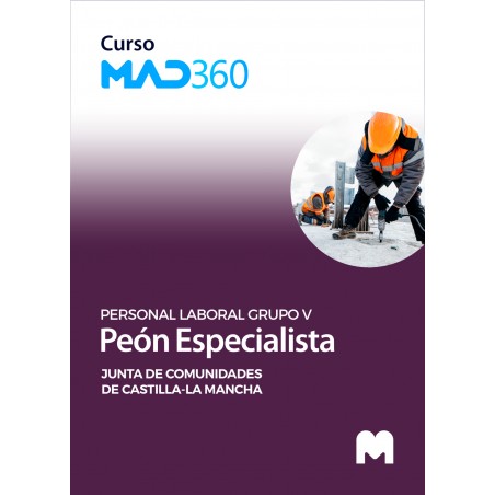 Curso MAD360 Peón Especialista (Personal Laboral Grupo V ) Junta Castilla-La Mancha