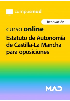 Curso online de Estatuto de Autonomía de Castilla-La Mancha para oposiciones 90 días