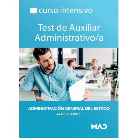 Curso intensivo de test online de Auxiliar Administrativo/a de la Administración General del Estado