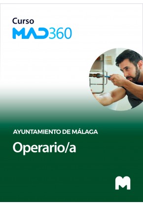 Curso MAD360 de Operario/a del Ayuntamiento de Málaga con test en papel