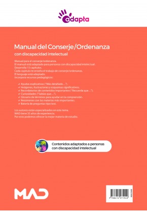 Manual del Conserje/Ordenanza con discapacidad intelectual