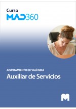 Curso MAD360 de Auxiliar de servicios del Ayuntamiento de València con test en papel