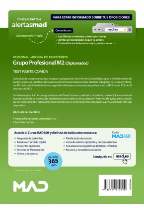 Personal Laboral de Ministerios Grupo Profesional M2 (Diplomados)
