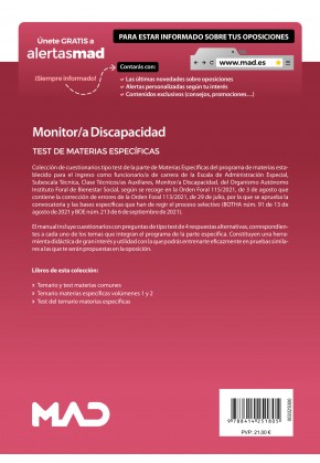 Monitor/a Discapacidad  del Instituto Foral de Bienestar Social