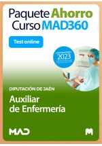 Paquete Ahorro Curso MAD360 + Test ONLINE Auxiliar de Enfermería