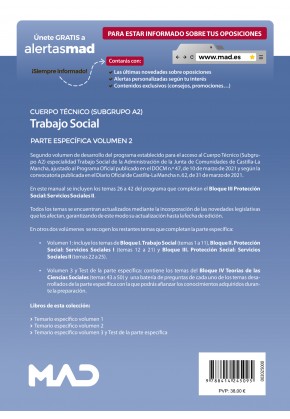 Cuerpo Técnico (Subgrupo A2) especialidad Trabajo Social