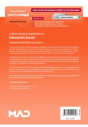 Cuerpo Técnico (Subgrupo A2) especialidad Educación Social