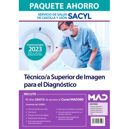 Paquete Ahorro Técnico/a Superior de Imagen para el Diagnóstico