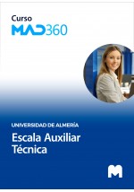 Curso MAD360 de Escala Auxiliar Técnica de la Universidad de Almería con test en papel