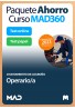 Paquete Ahorro Curso MAD360 + Test PAPEL y ONLINE Operario/a. Compra anticipada