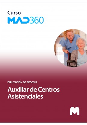 Curso MAD360 de Auxiliar de Centros Asistenciales de la Diputación de Segovia con test en papel