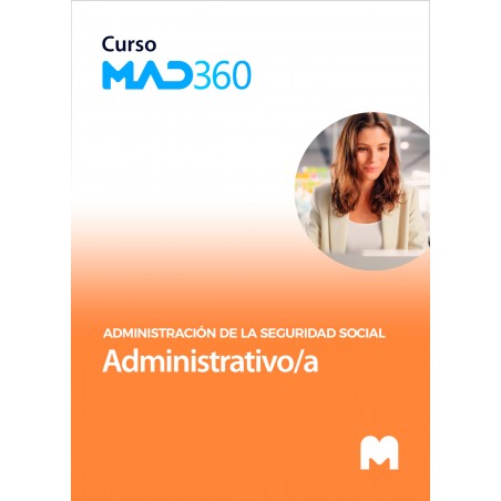Curso MAD360 de Administrativo/a de la Administración de la Seguridad Social (Acceso Libre)  con test en papel