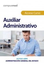 Acceso curso con tutor Auxiliar Administrativo/a (acceso libre)