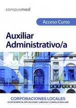 Acceso Curso con TUTOR Auxiliar Administrativo/a de Corporaciones Locales