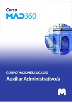 Curso MAD360 Auxiliar Administrativo/a de Corporaciones Locales