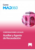 Curso MAD360 de Auxiliar y Agente de Recaudación de Corporaciones Locales con test en papel