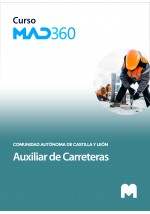 Curso MAD360 Auxiliar de Carreteras de la Administración de la Comunidad de Castilla y León con test en papel