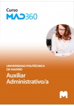 Curso MAD360 de Auxiliar Administrativo/a de la Universidad Politécnica de Madrid con test en papel