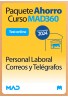 Paquete Ahorro Curso MAD360 + Test ONLINE Personal Laboral de Correos