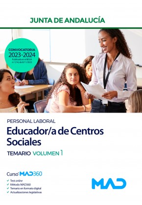 Educador/a de Centros Sociales (Personal Laboral)