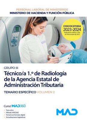 Técnico/a 1º de Radiología (Grupo Profesional III)