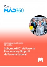 Curso MAD360 de Subgrupo C1 de Personal funcionario de la Comunidad Autónoma de Galicia