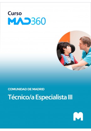 Curso MAD360 Técnico Especialista III (Grupo III) de la Comunidad de Madrid con test en papel
