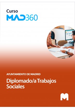 Curso MAD360 de Diplomado/a Trabajos Sociales del Ayuntamiento de Madrid con test en papel