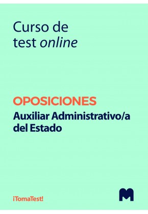 Curso online de preguntas de examen tipo test para oposiciones a Auxiliares Administrativos del Estado