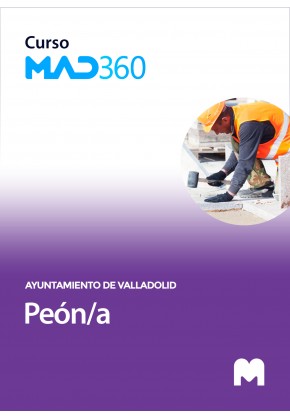 Curso MAD360 Peón/a del Ayuntamiento de Valladolid con test en papel