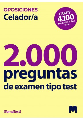 Test para oposiciones a Celador/a de Instituciones Sanitarias (2.000 preguntas de examen)