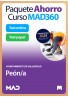 Paquete Ahorro Curso MAD360 + Test PAPEL y ONLINE Peón/a