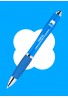 Bolígrafo azul MAD