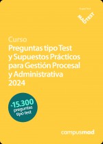 XXXX Preguntas tipo Test y SSPP para oposiciones Gestión Procesal 2024