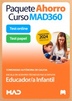Paquete Ahorro Curso MAD360 Educador/a Infantil