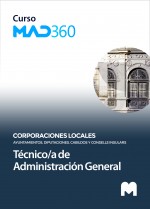 Curso MAD360 Técnico/a de Administración General de Ayuntamientos, Diputaciones y otras Corporaciones Locales