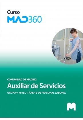 Curso MAD360 Personal Auxiliar de Servicios (Grupo V, Nivel 1, Área B)