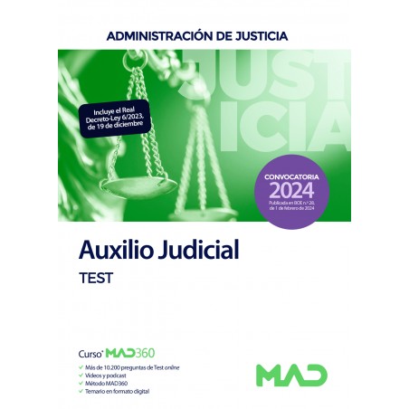 Cuerpo De Auxilio Judicial De La Administraci N De Justicia Test