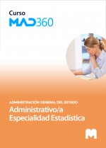 Curso MAD360 de Administrativo/a de la Administración del Estado, Especialidad Estadística con test en papel