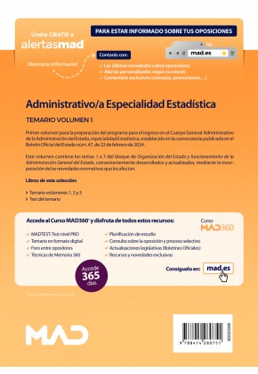 Administrativo/a Especialidad Estadística