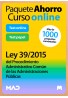 Paquete Ahorro Test comentados+Curso online Ley 39/2015, de 1 de octubre, Procedimiento Administrativo Común