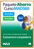 Paquete Ahorro Curso MAD360 + Test PAPEL y ONLINE Camareros/as Limpiadores/as