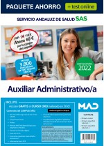 Paquete Ahorro + Test ONLINE Auxiliar Administrativo/a