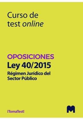 Curso online de preguntas de examen tipo test del Régimen Jurídico del Sector Público