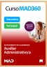 Curso MAD360 Oposiciones Auxiliar Administrativo/a + Temario Papel + Test Papel y Online