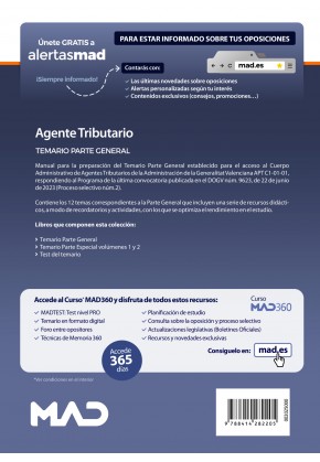 Agente Tributario (Cuerpo Administrativo) de la Generalitat Valenciana
