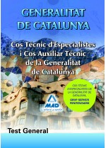 Cos Tècnics D´especialistes I Cos D´auxiliars Tècnics de la Generalitat de Catalunya