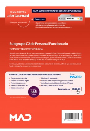 Subgrupo C2 de Personal Funcionario