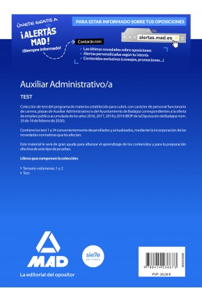 Auxiliar Administrativo/a